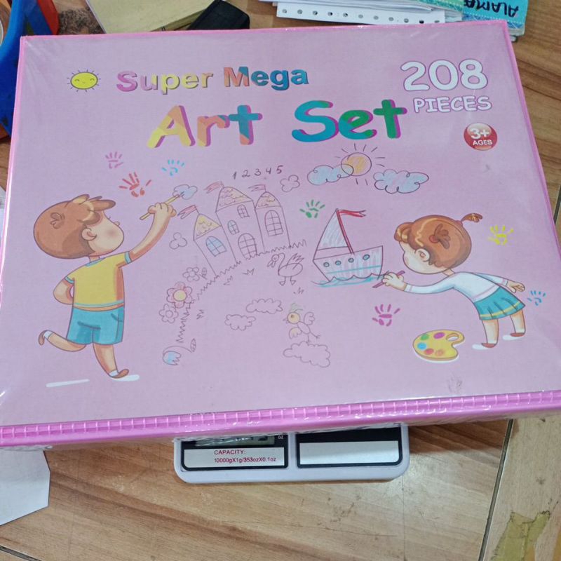 art set crayon 208 pcs