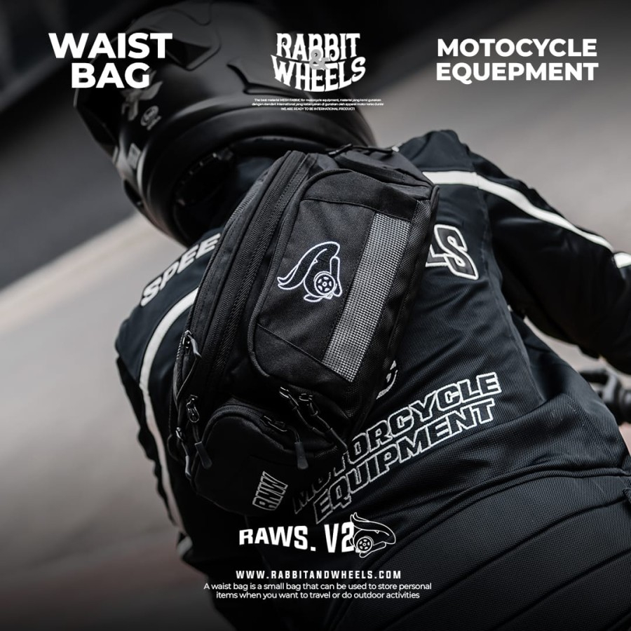 RABBIT AND WHEELS RAWS V2 Waist Bag - Tas Pinggang RNW Raws/V2