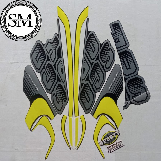Stiker Striping Body Motor Honda Scoopy Sporty 2017 Lis Les Motor Scoopy Sporty 2017