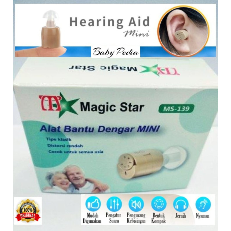 BabyPedia Alat Bantu Dengar Mini / Hearing Aid - ALat Bantu Dengar Sumpel