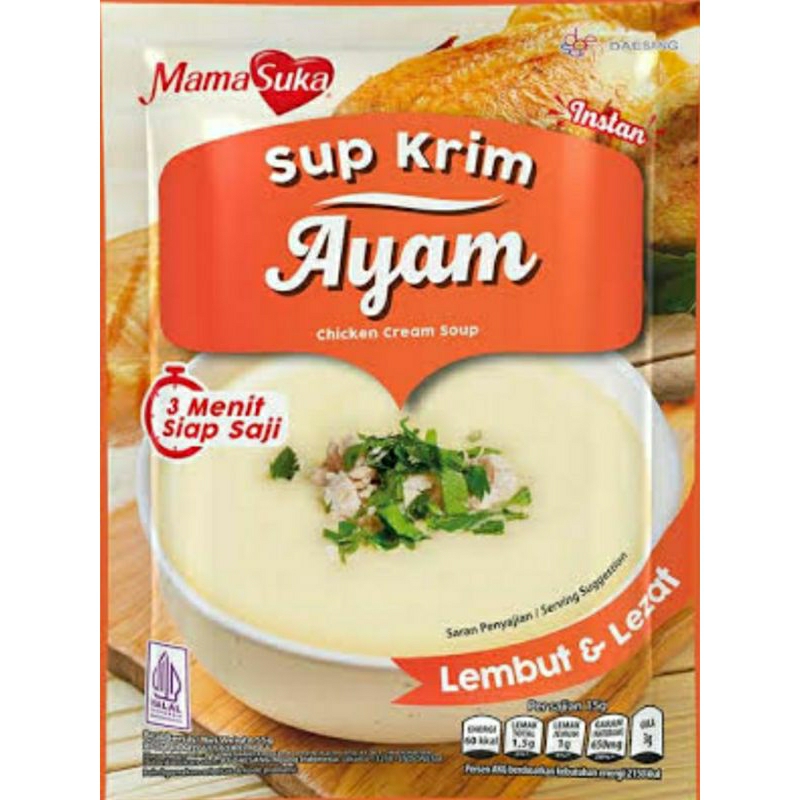 

mamasuka sup krim jagung, ayam, jamur