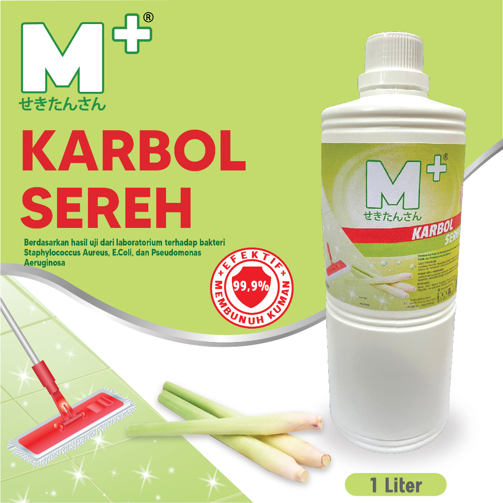 M+ Karbol Sereh - 1 Liter