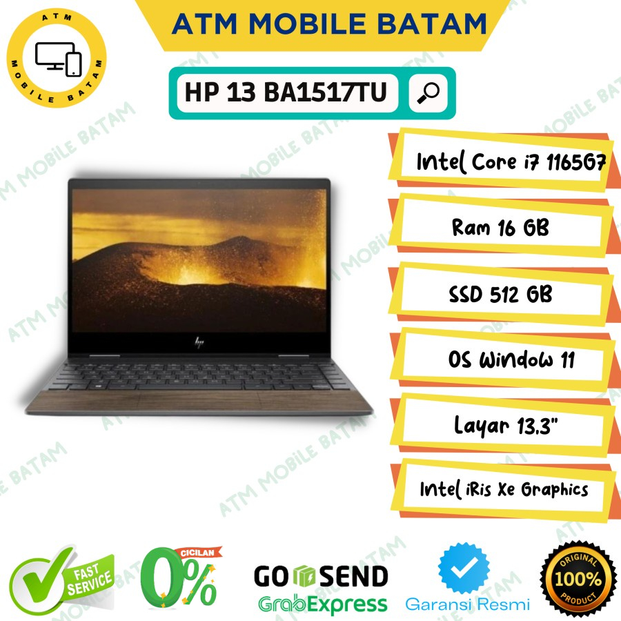 Laptop Hp 13 Envy BA1517TU i7 1165G7 16/512Gb W11