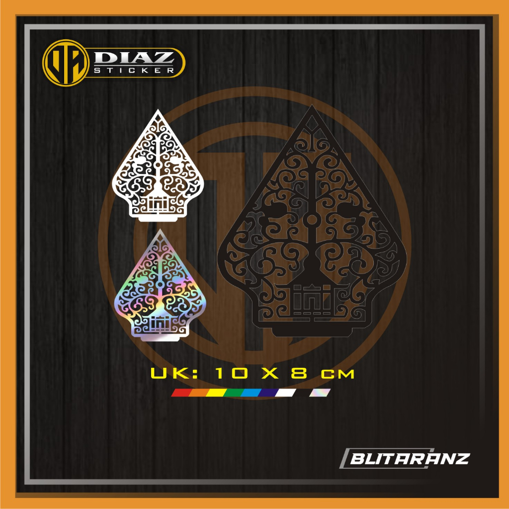 Stiker Motor Sticker Cutting Wayang | Maternal | Satset | Asmarakacau | Maternal | Cakar | Dekengane