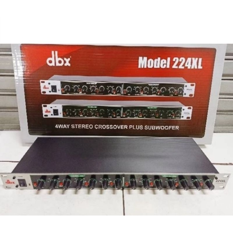 Crossover dbx 224xl 4way + subwoofer