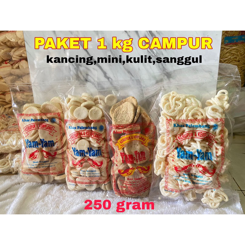 

paket 1 kg campur kulit ikan