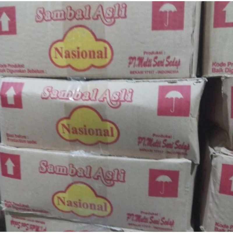 

1 dus sambal nasional stick asli ayam Kentucky isi 20 pak