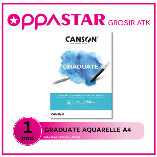 

Canson Graduate Aquarelle Watercolour A4 400110374-(NEW)