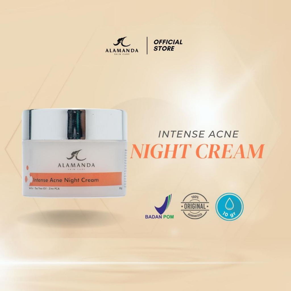 [ Intense ] Intense Acne Night Cream Alamanda Skincare