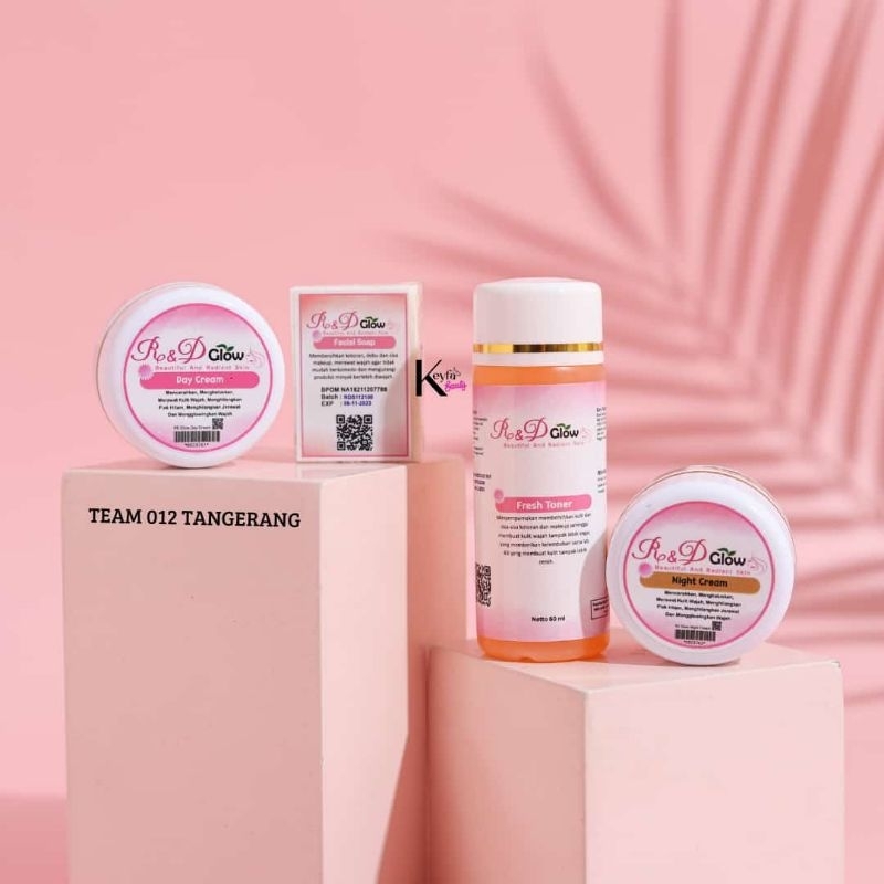 CREAM PENCERAH WAJAH R&D GLOW SKINCARE BPOM ORIGINAl