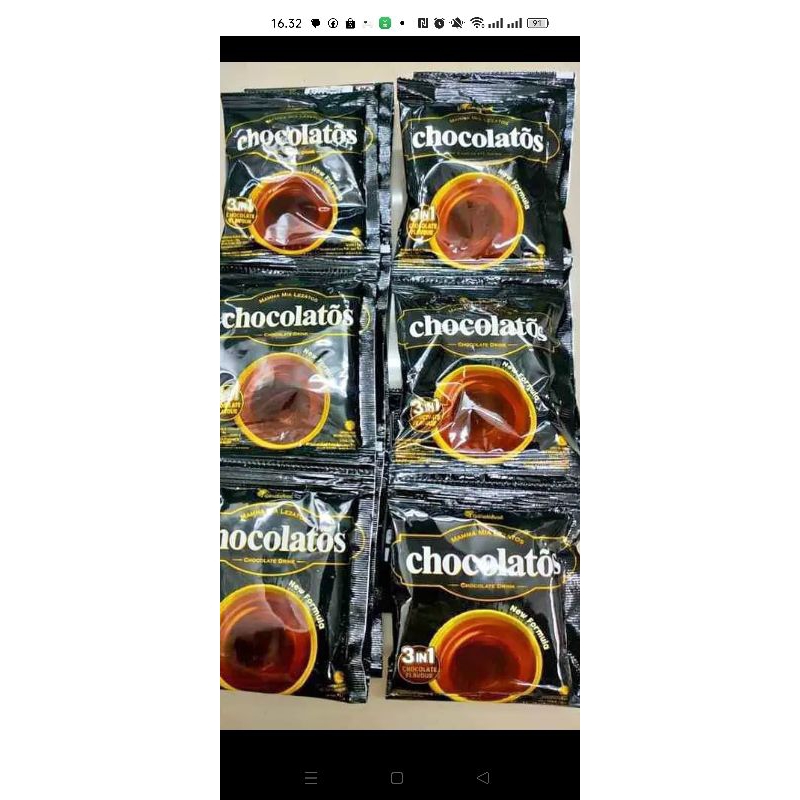 

1 renceng chocolatos drink