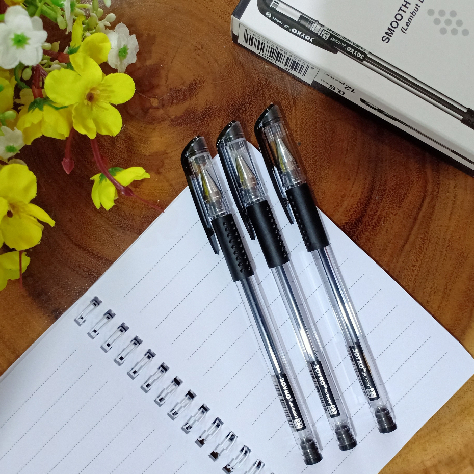 

Pulpen Gel Pen Joyko Needle Tip 0.5mm JK-100NT Smooth Writing Vanco Macaron Color Series Gel Ink Pen GP-301 Korea Design Pastel 0.5mm