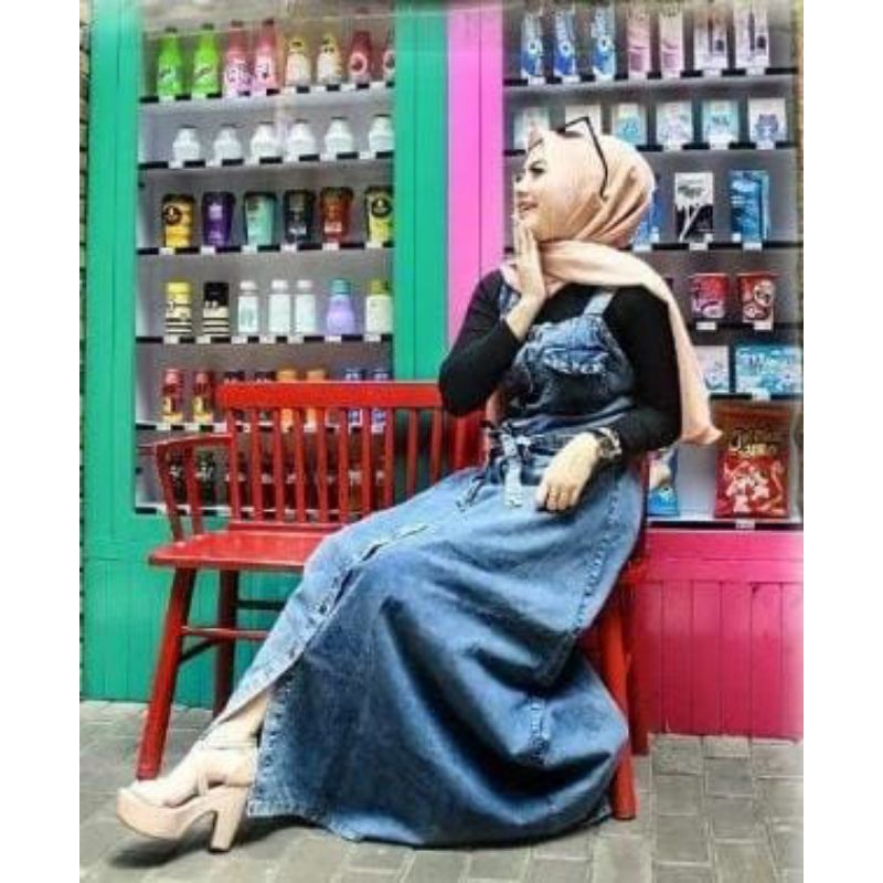 MAURA OVERALL JEANS // GAMIS MAXY JEANS ORIGINAL JEVANNI