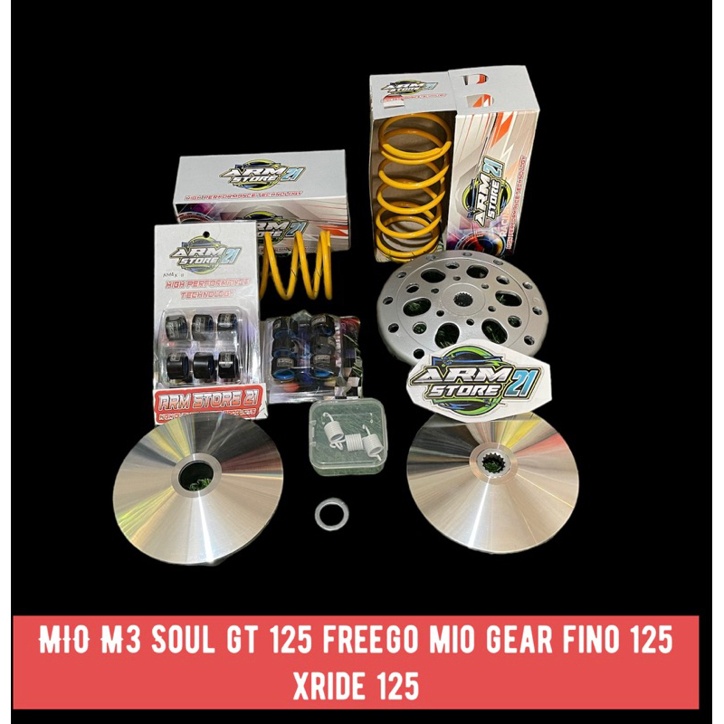 FULL UPGRADE CVT M3 SOUL GT 125 FREGO MIO Z FINO 125 XRIDE 125 MIO GEAR
