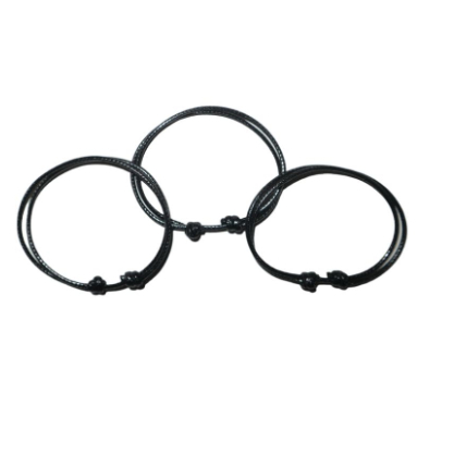 Gelang Tali Pria Wanita Hitam / Gelang Karet Hitam Pria Wanita viniatryjunaidi