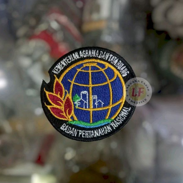 logo bordir KEMENTERIAN ATR BPN