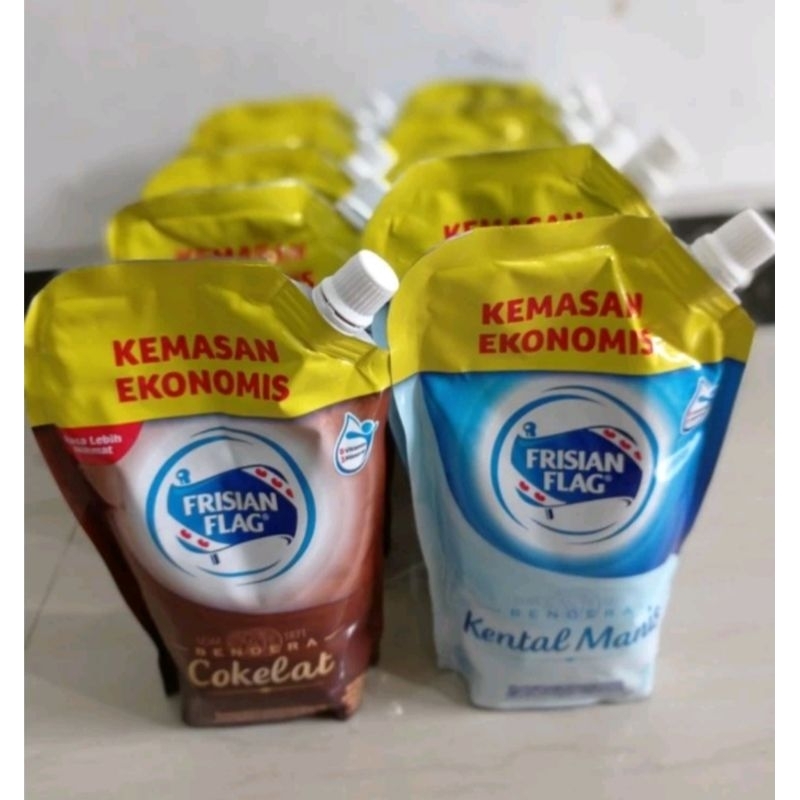 SUSU KENTAL MANIS FRISIAN FLAG KEMASAN POUCH 545 GR