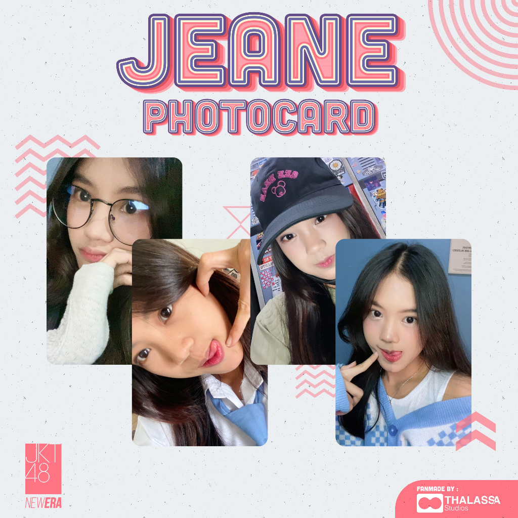 Photocard Jeane Victoria JKT48 PC Photopack Selca Unofficial Fanmade - SATUAN