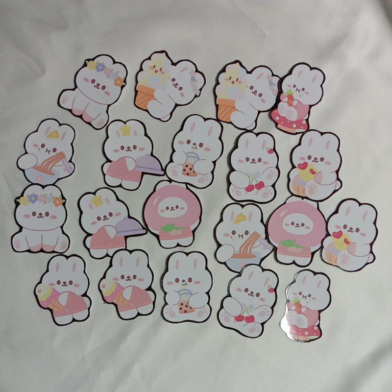 

1 SET STICKER RABBIT KAWAI | CUTE | AESTHETIC TERMURAH