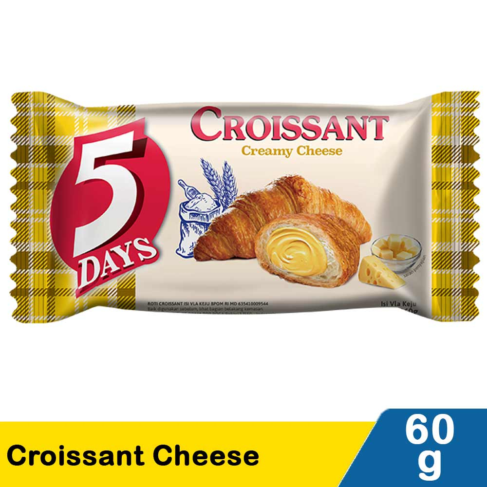 

5DAYS Roti Croissant Creamy Cheese [60 g]