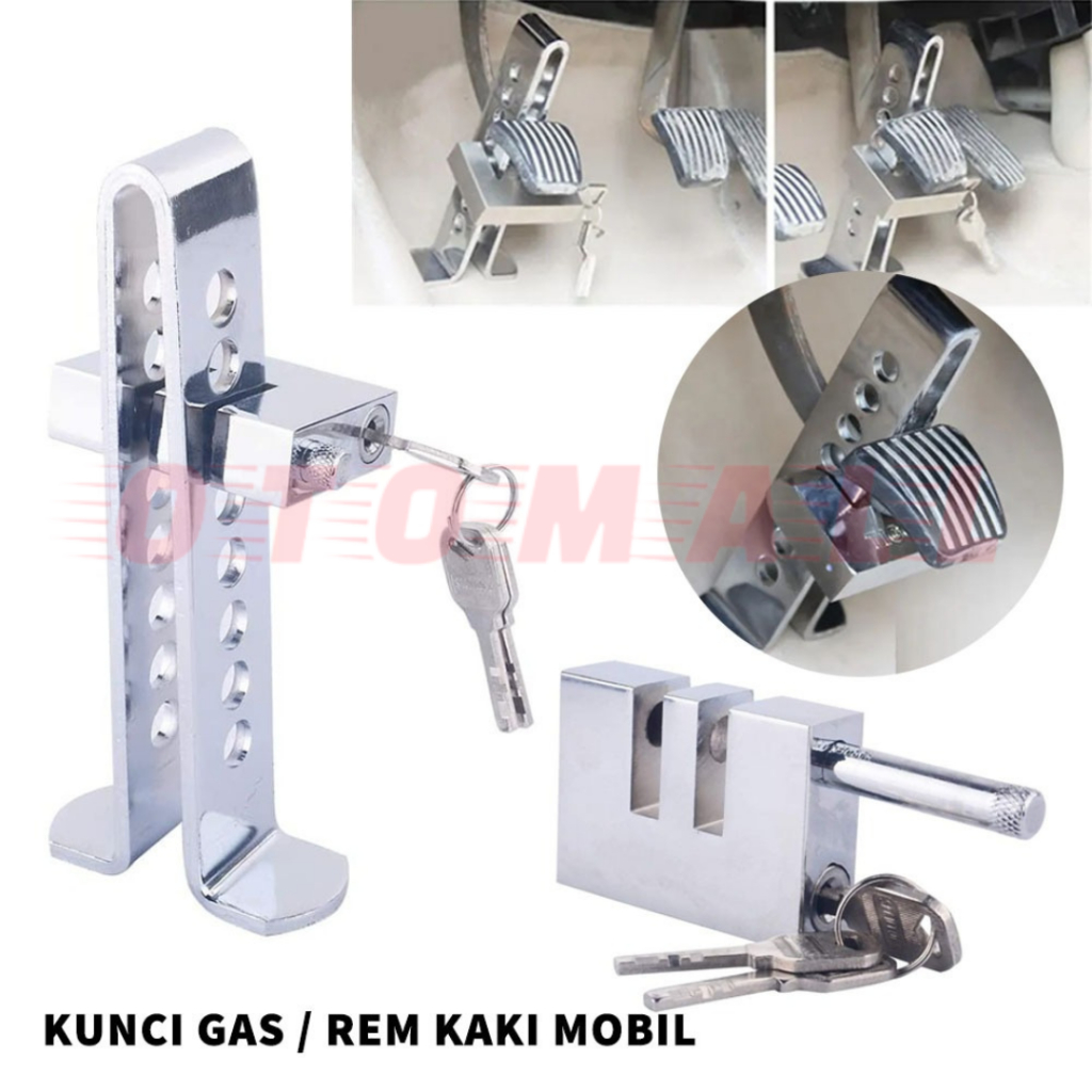 Kunci Stir Setir Kunci Pedal Mobil Anti Maling Leiqi Original Kunci Pengaman Pedal Mobil