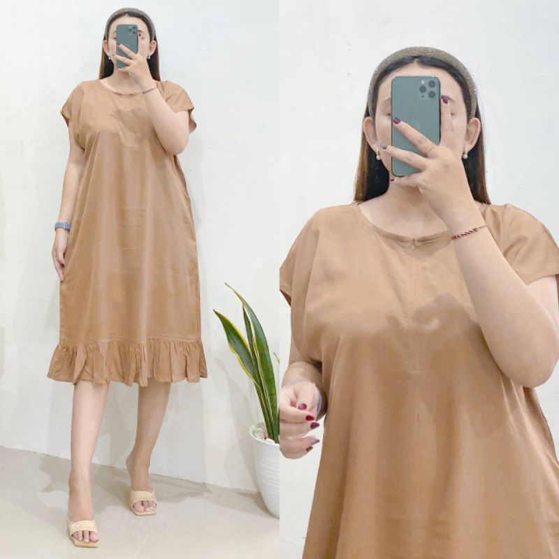 Dress Busui Ruffle Rayon