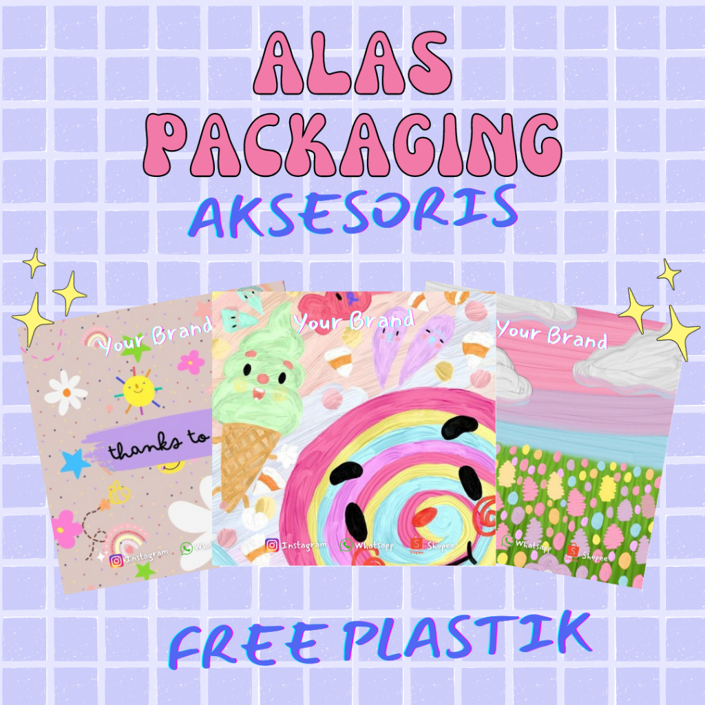 

ALAS PACKAGING AKSESORIS GELANG & KALUNG CUSTOM TERMURAH | GRATIS PLASTIK OPP