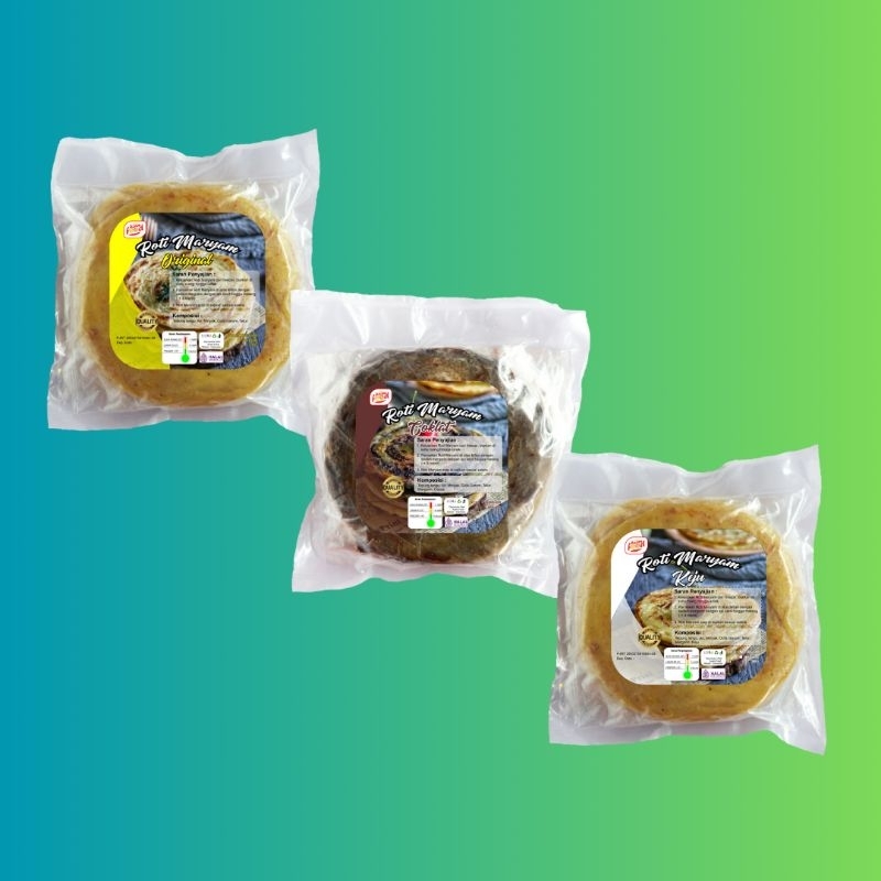 

[PAKET 3 MIX] ROTI MARYAM ORIGINAL, COKELAT & KEJU LARGE