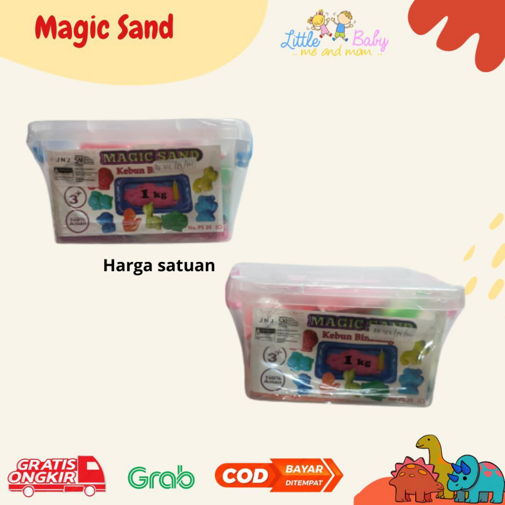 Playsand Container Mainan Pasir Anak 1kg
