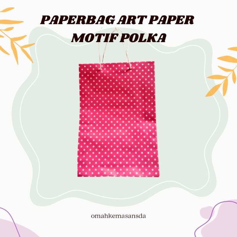 

Paperbag TB 3 Polka (min. order 20pcs)