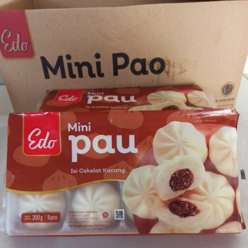 

EDO MINI PAO / edo mini pau cokelat kacang isi 8