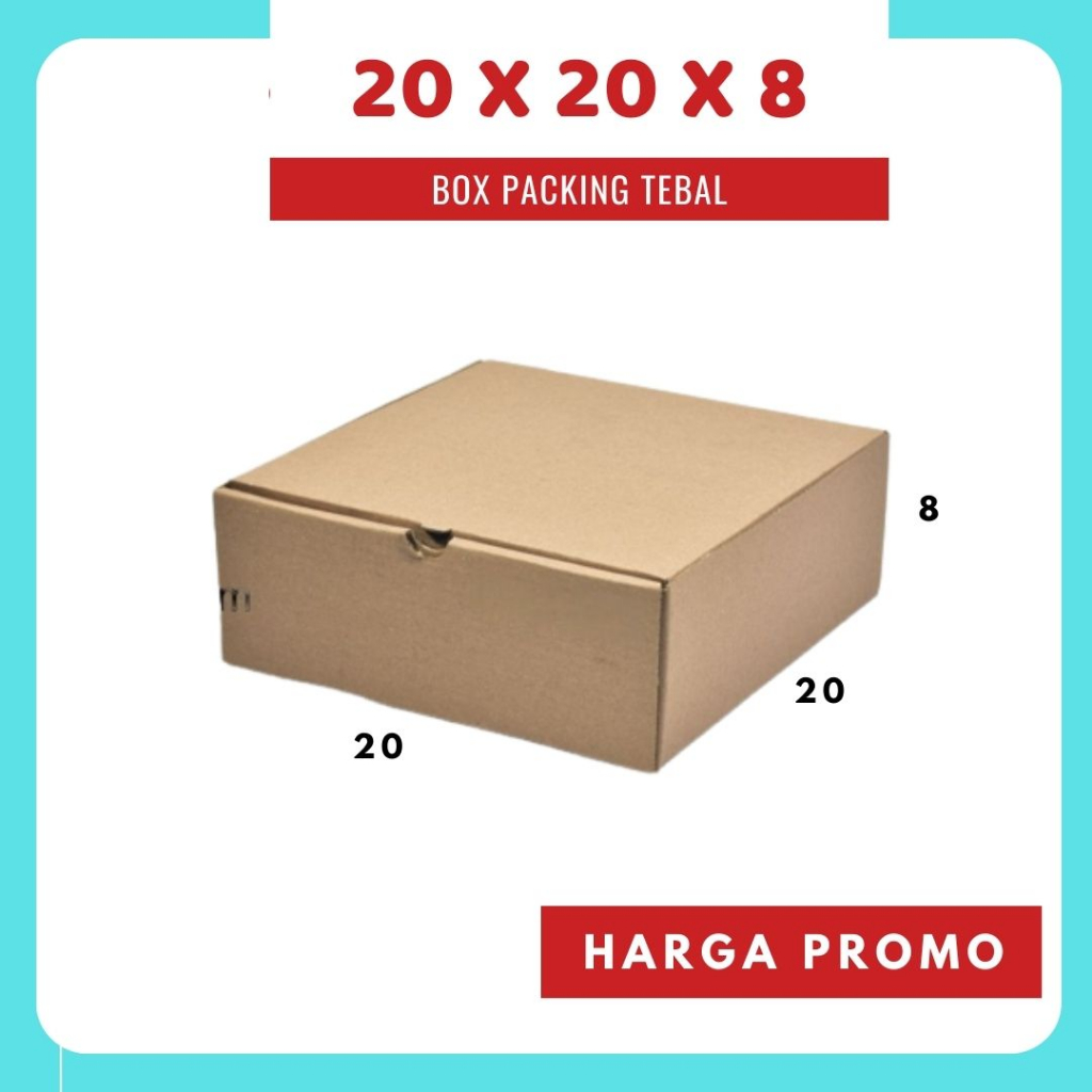 

Kardus 20x20x8 LD Box 20x20x8 Dus 20x20x8 Packing Kotak Kemasan Karton