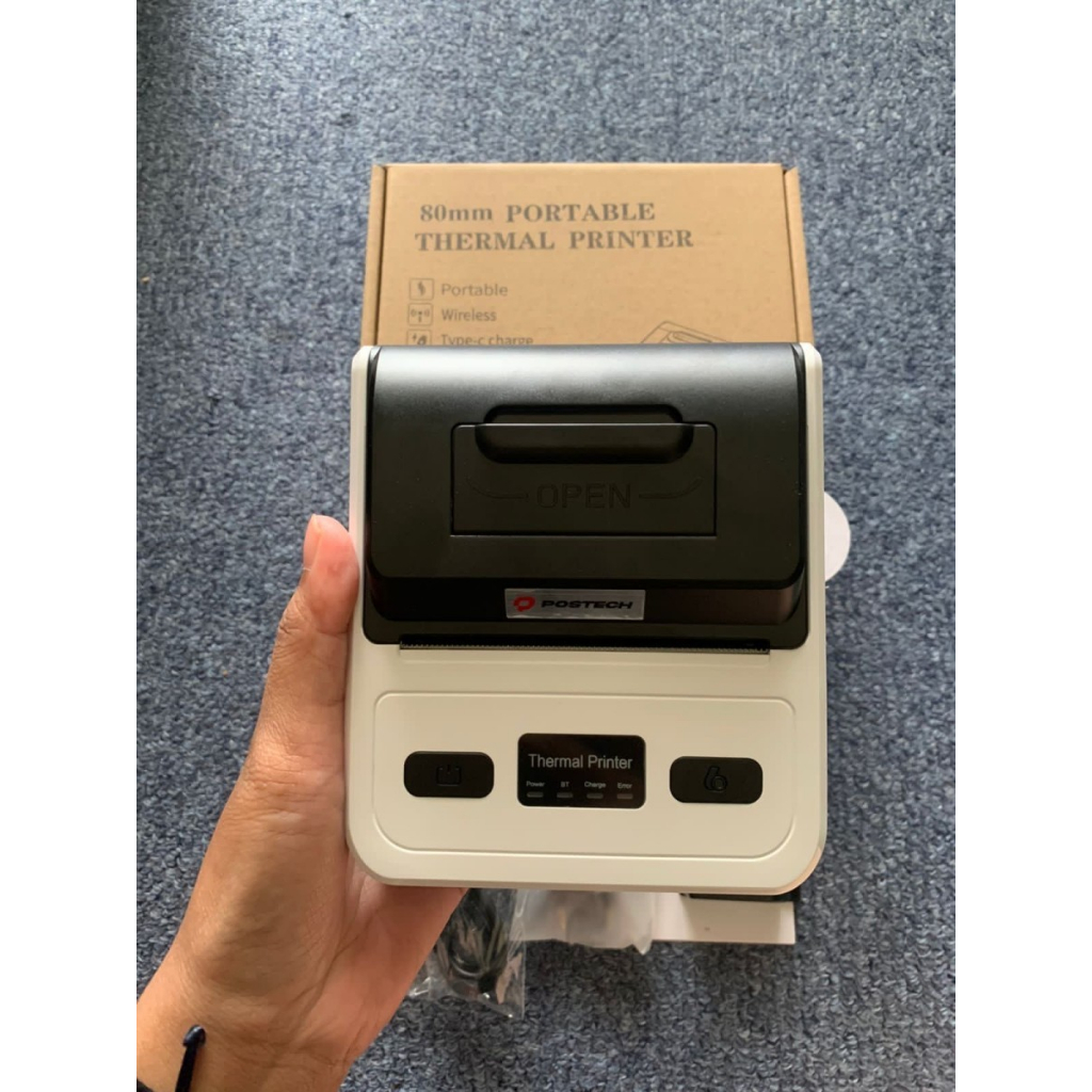 MOBILE PRINTER BLUETOOTH CETAK LABEL / CETAK NOTA 80MM BATERAI RPP02N