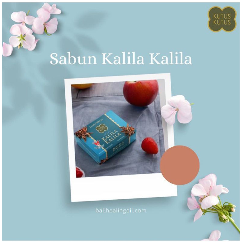 SABUN KALILA KALILA Kutus Kutus Sabun Herbal dan Kecantikan untuk Kesehatan Kulit Gatal Wajah Kulit 