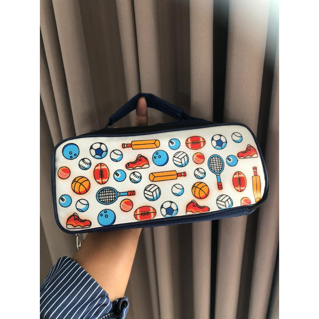 

Kotak Pencil Karakter / Karakter Pencil Case / 4 Karakter - Biru