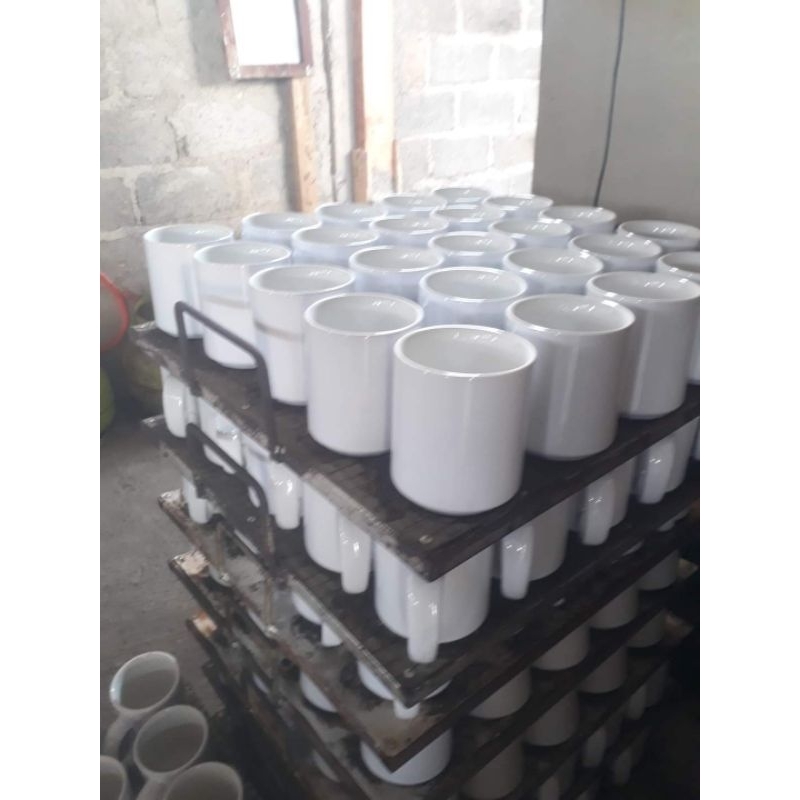 Mug coating polos, lokal hasil cetak gambar sangat bagus