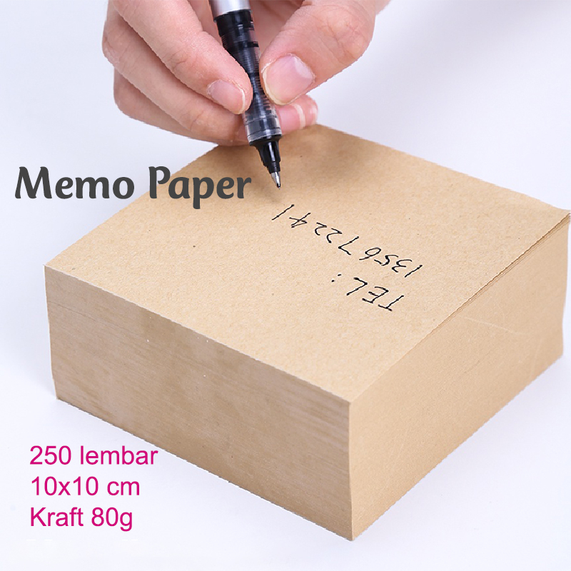 

Memo Paper / Kertas Memo Ukuran 10x10 cm 250 lembar