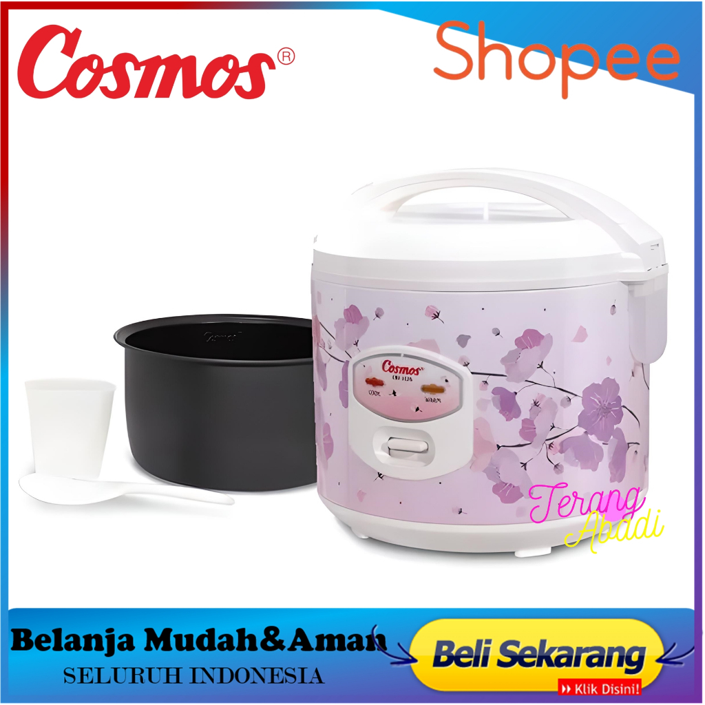 RICE COOKER COSMOS CRJ-3126 SEDIA JUGA|Rice cooker mini|Rice cooker 2 liter| Rice cooker 1.8 / Rice cooker mini 1/2|Rice cooker 1liter|rice bok murah