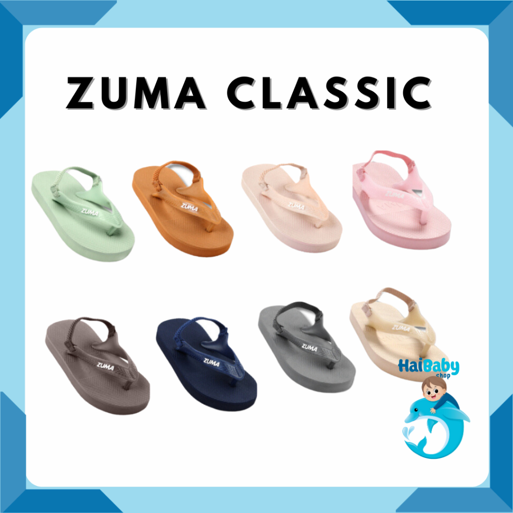 ZUMA BABY CLASSIC, Sandal Jepit Bayi Karet Tali Belakang