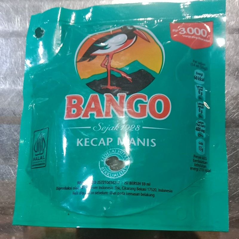 

14 POUCH KECAP MANIS BANGO POUCH UKURAN 59ML - DOPISHOP88