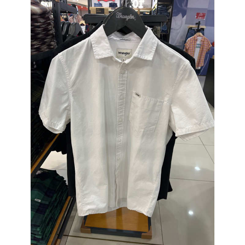KEMEJA LENGAN PENDEK WRANGLER ORIGINAL 100%
