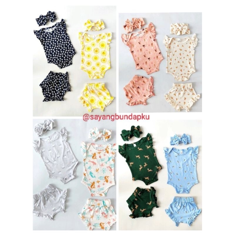JEJE SET | Setelan Jumper Anak Plus Bando | SAYANG BUNDA PEKANBARU