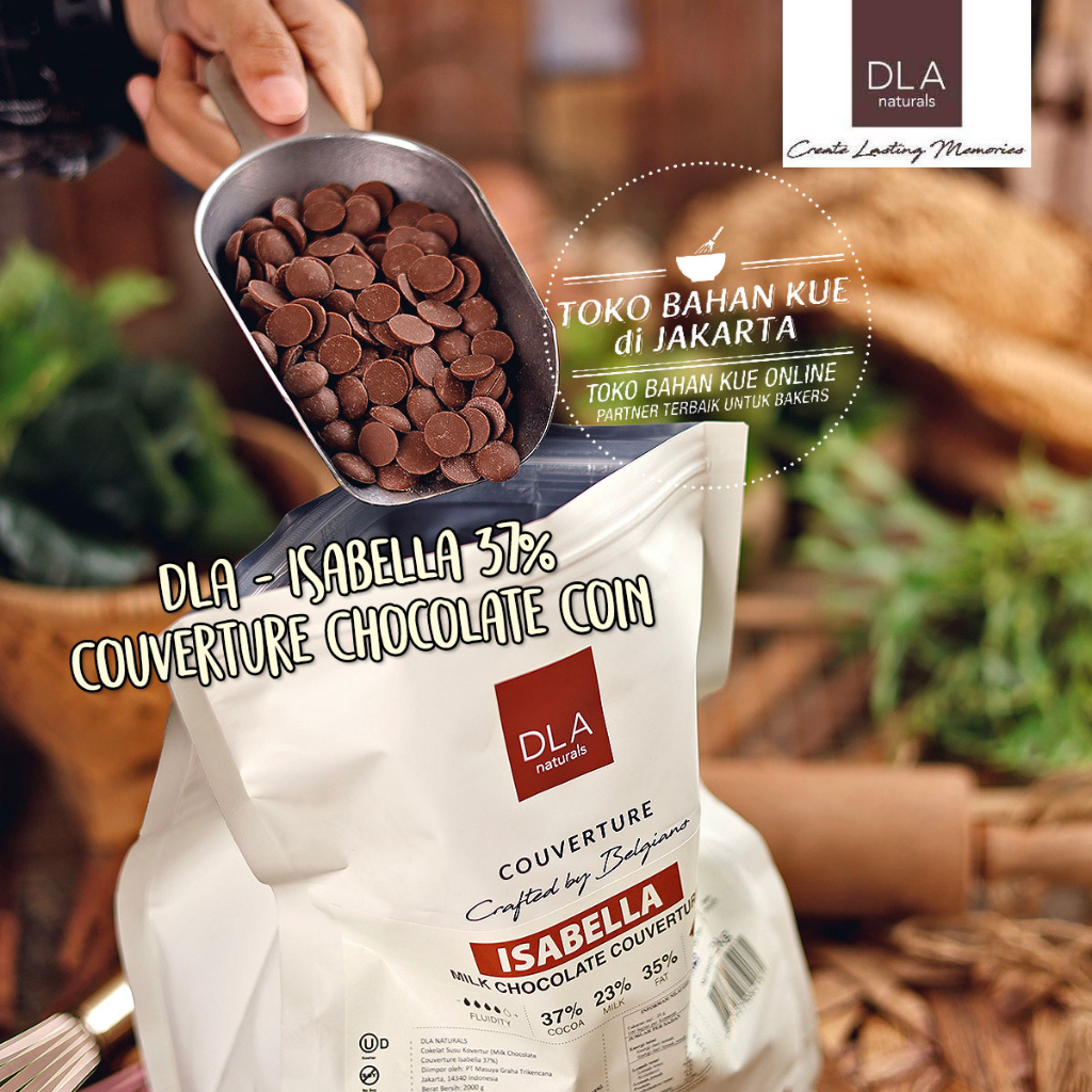 

DLA Naturals – ISABELLA 250gr Chocolate Milk Couverture Coklat Baking Cokelat Susu
