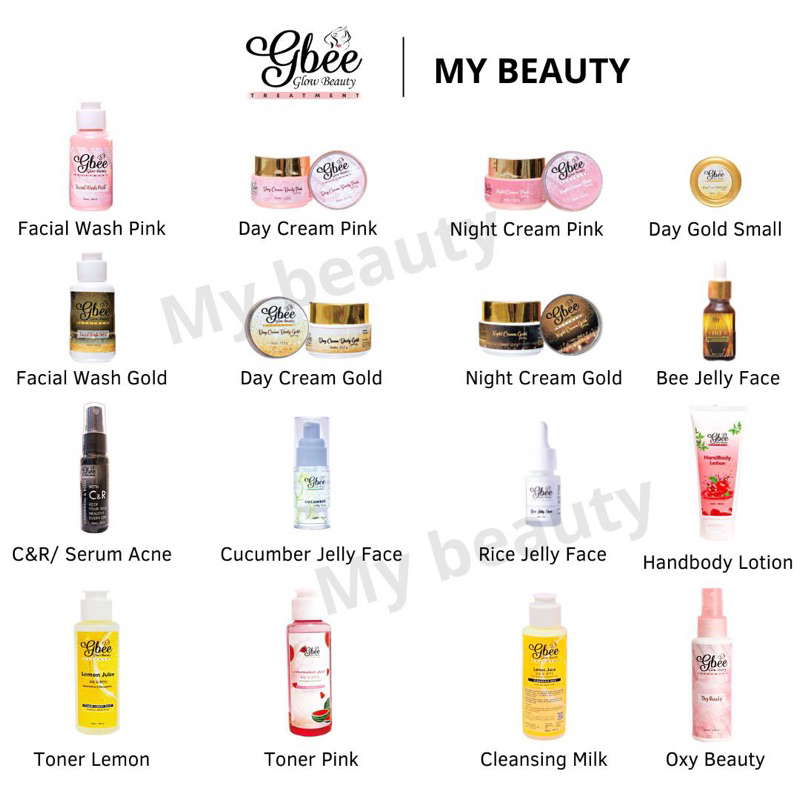Gbee Glow Ecer Skincare Glow Beauty Satuan sudah bpom