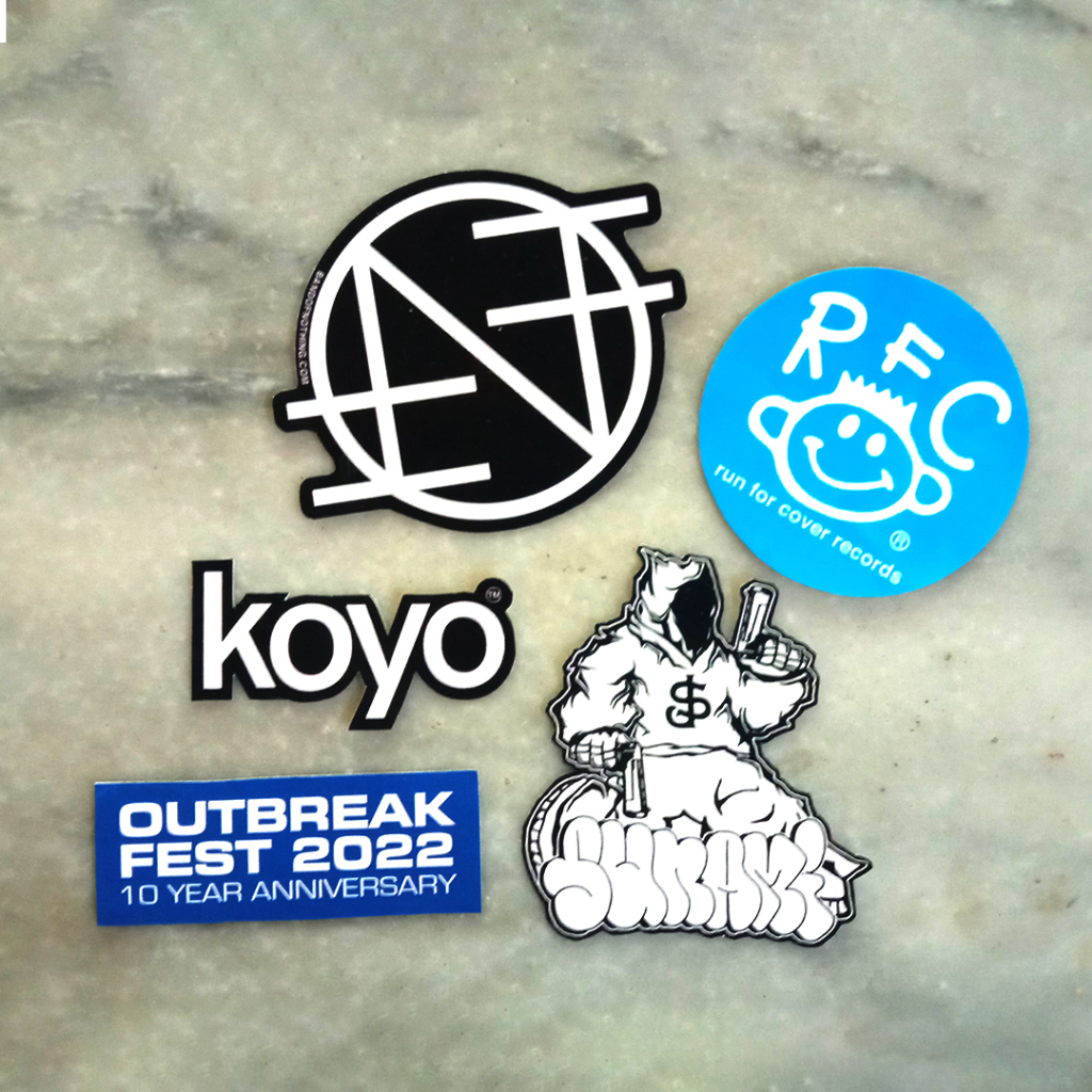 

Sticker Pack Band & Record Label - Nothing | Koyo | Runforcover | Sunami