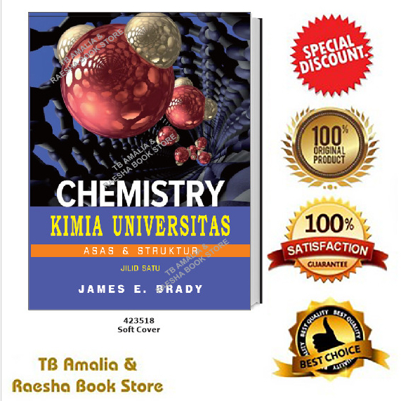 Buku Kimia Universitas Jilid 1 - James E Brady - Soft Cover