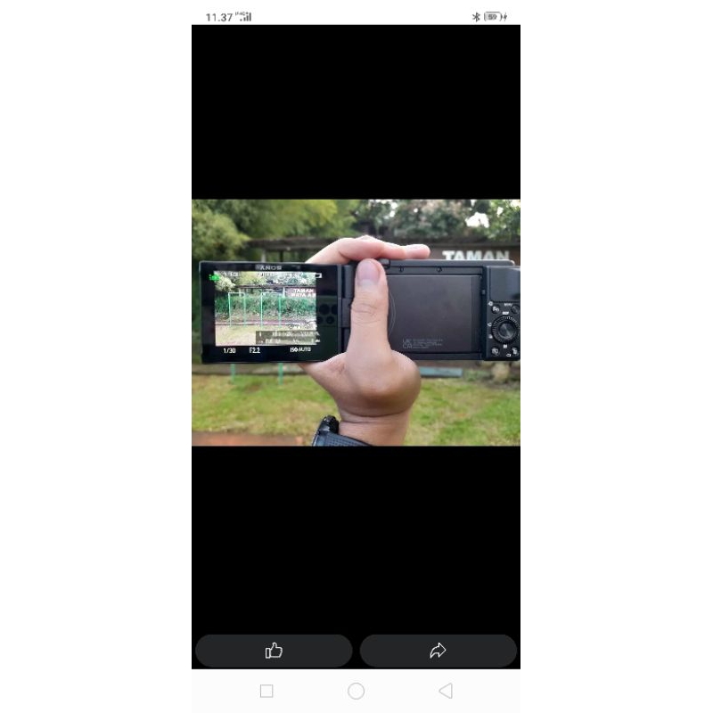 sony zv-1 second like new