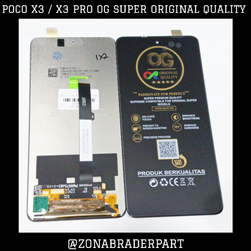 LCD + TS POCO X3 / X3 PRO OG SUPER ORIGINAL QUALITY