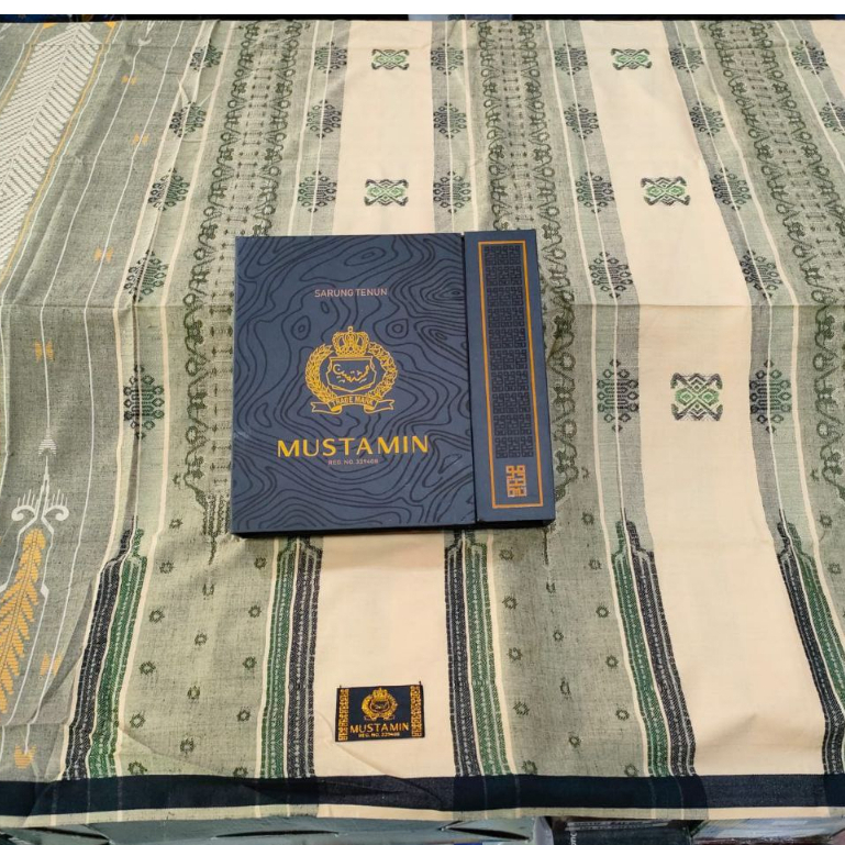 Sarung Mustamin Dewasa, Bahan Jaguar, Motif Songket