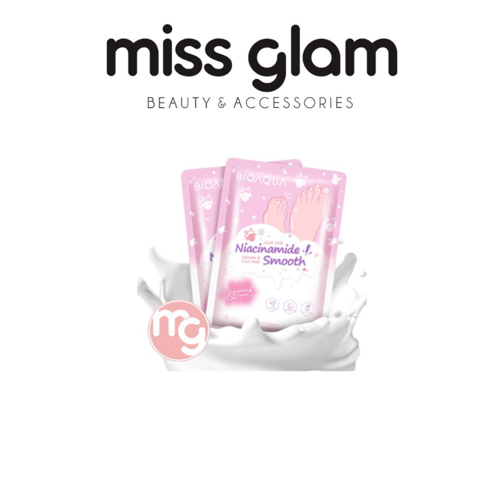 Bioaqua Goat Milk Niacinamide Smooth Foot Mask % Hand Mask